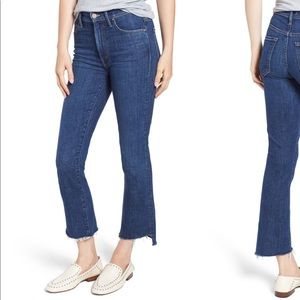 MOTHER Crop Step Fray Jeans